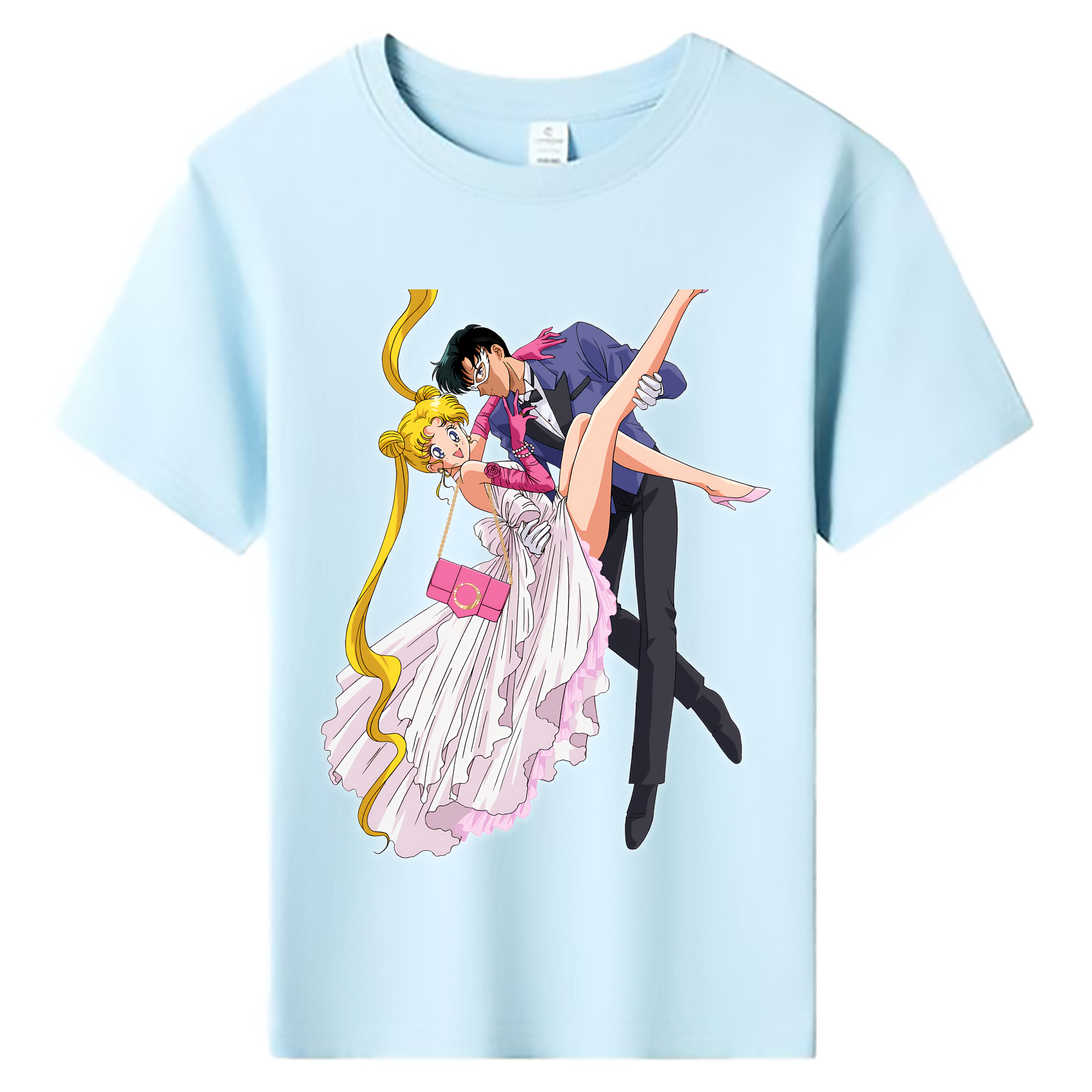 （画像用） 美少女戦士セーラームーン 愛野 美奈子 あいの みなこ Sailor Moon Aino Minako 綿100％キッズTシャツ（フロントプリント）